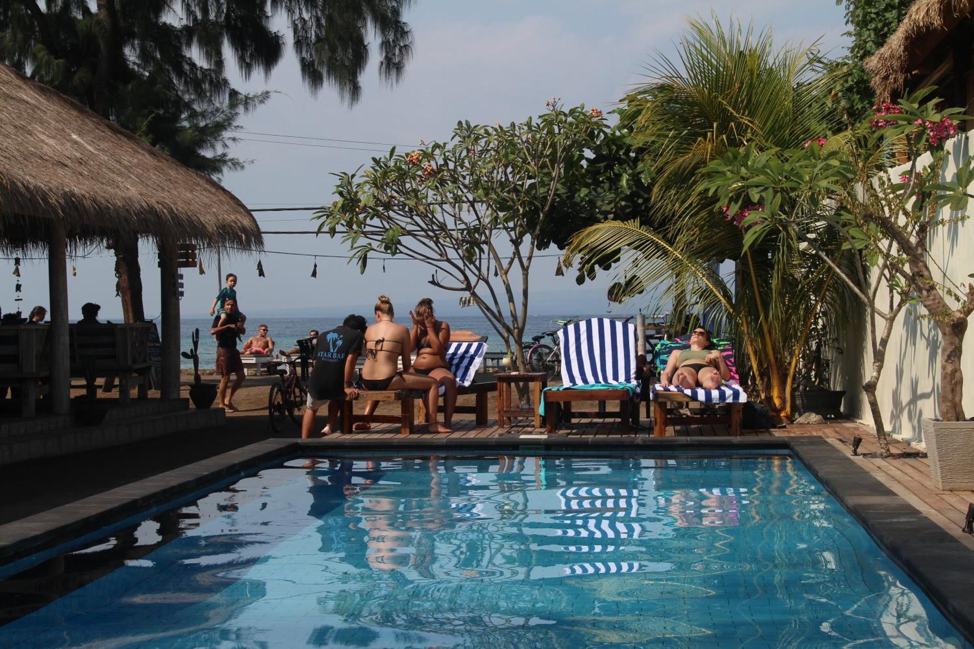 Star Bar And Bungalows Gili Air Eksteriør bilde
